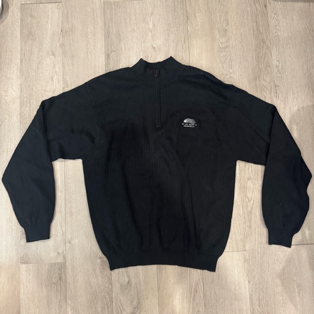 Cutter & Buck Men's 1/4 Zip Pullover Sz Large, Indian Wells Golf Club